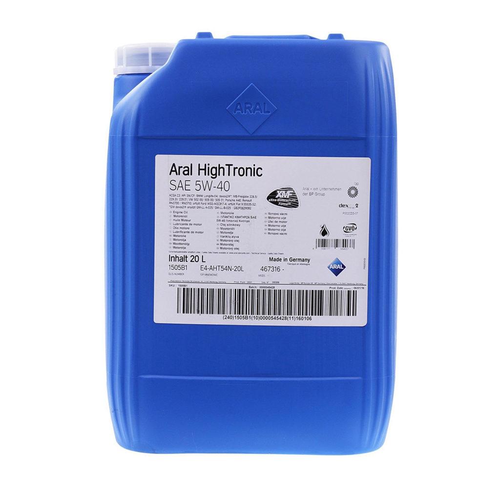Моторное масло Aral HighTronic 5W-40 купить Украине ≡ Цены и ...